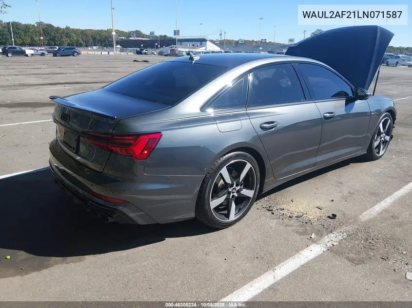 2020 AUDI A6 VIN WAUL2AF21LN071587 — фото 4