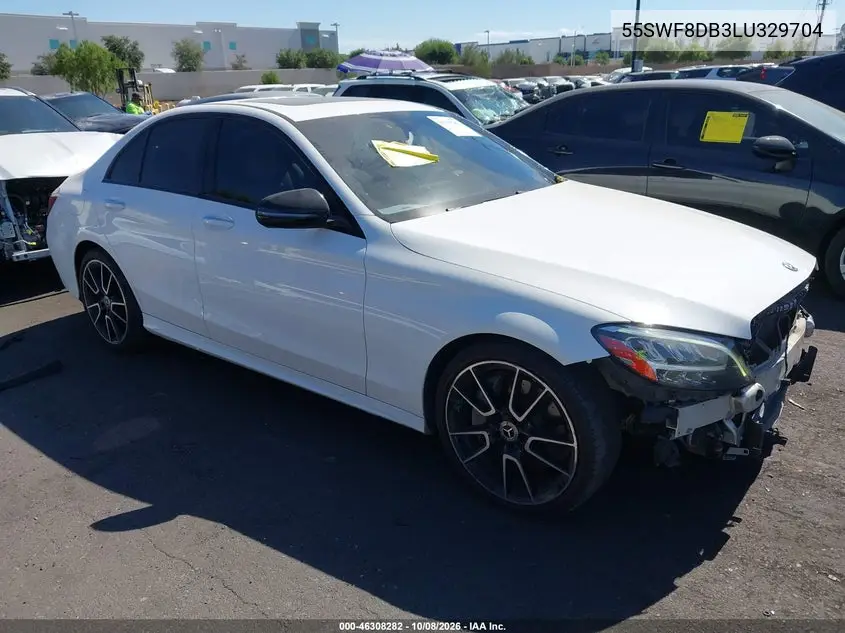 MERCEDES C-KLASSE 2020, VIN 55SWF8DB3LU329704