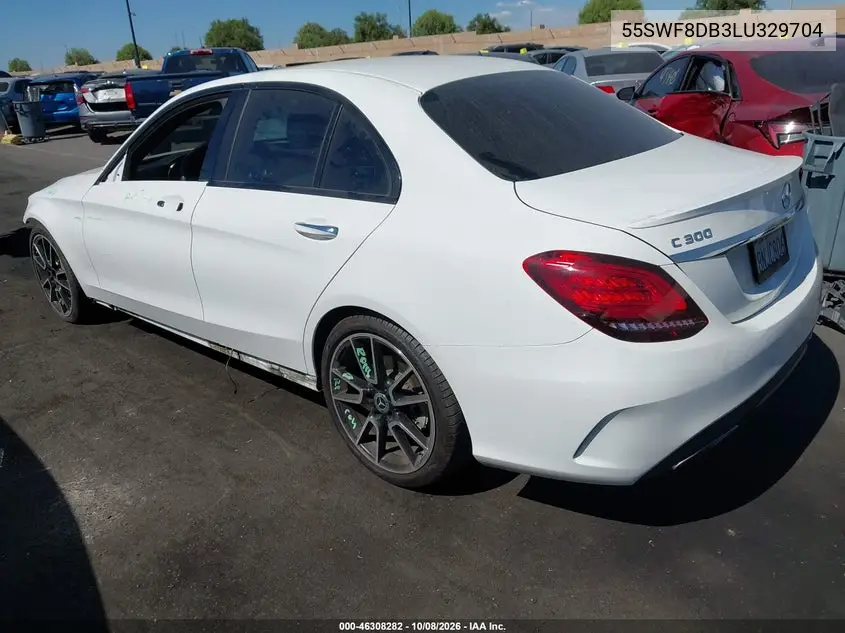 2020 MERCEDES C-KLASSE VIN 55SWF8DB3LU329704 — фото 3