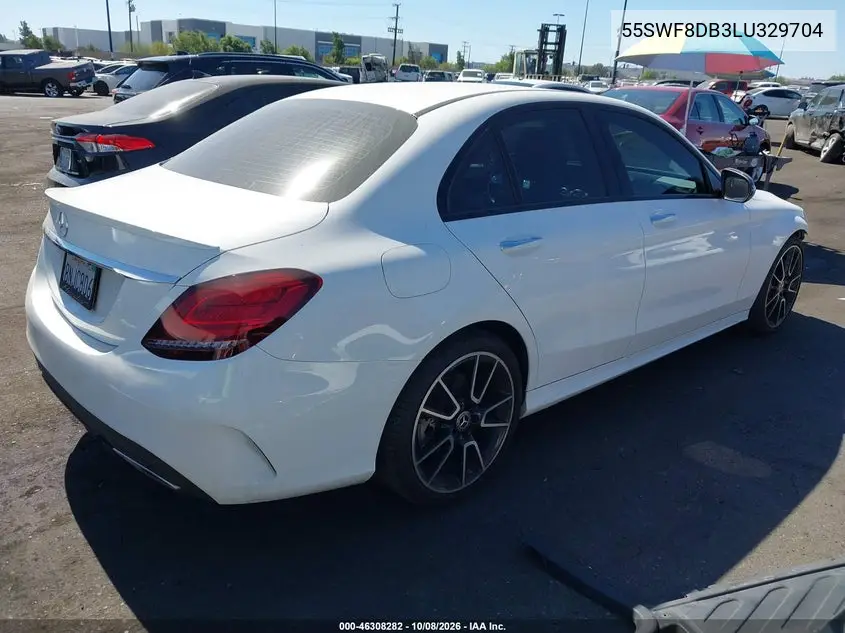 2020 MERCEDES C-KLASSE VIN 55SWF8DB3LU329704 — фото 4