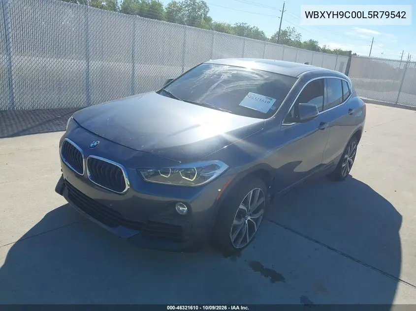 2020 BMW X2 VIN WBXYH9C00L5R79542 — фото 2
