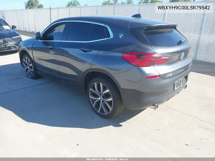2020 BMW X2 VIN WBXYH9C00L5R79542 — фото 3
