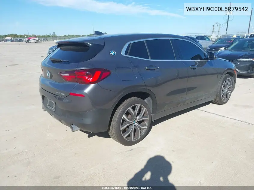 2020 BMW X2 VIN WBXYH9C00L5R79542 — фото 4