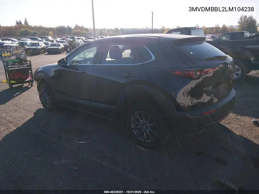 2020 MAZDA CX-30 VIN 3MVDMBBL2LM104238 — фото 3