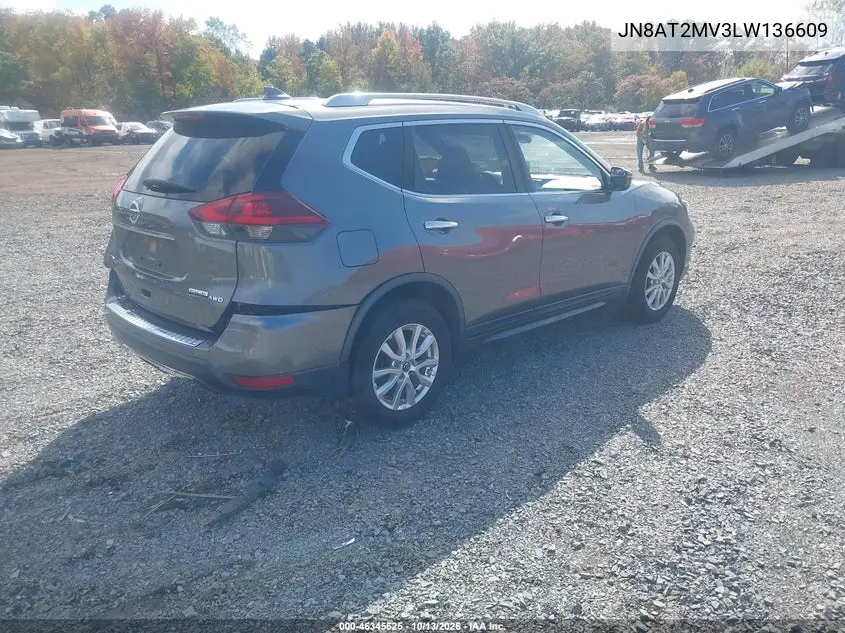 2020 NISSAN ROGUE VIN JN8AT2MV3LW136609 — фото 4