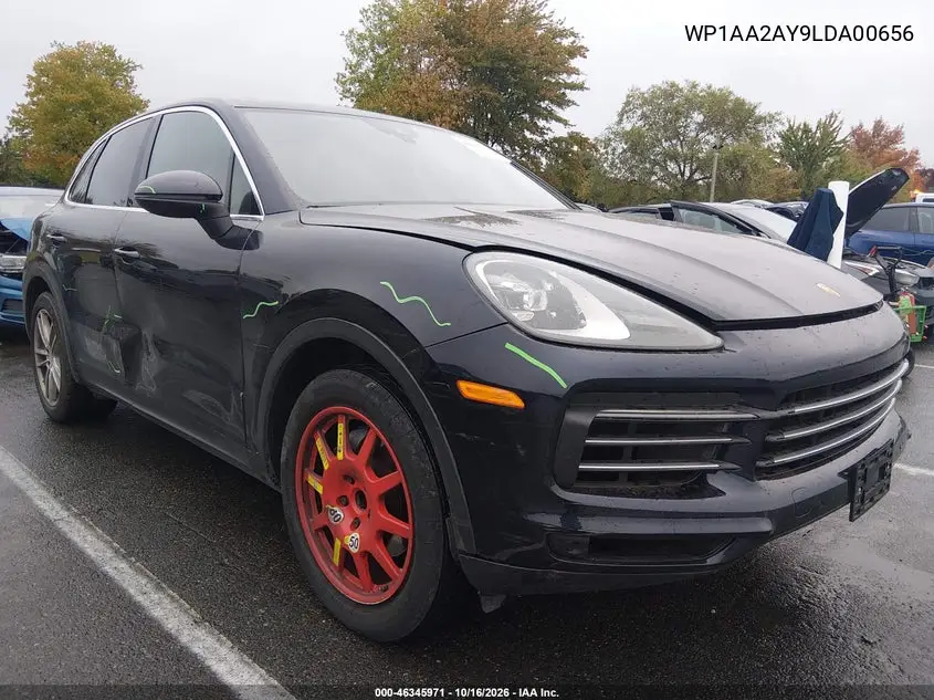PORSCHE CAYENNE 2020, VIN WP1AA2AY9LDA00656