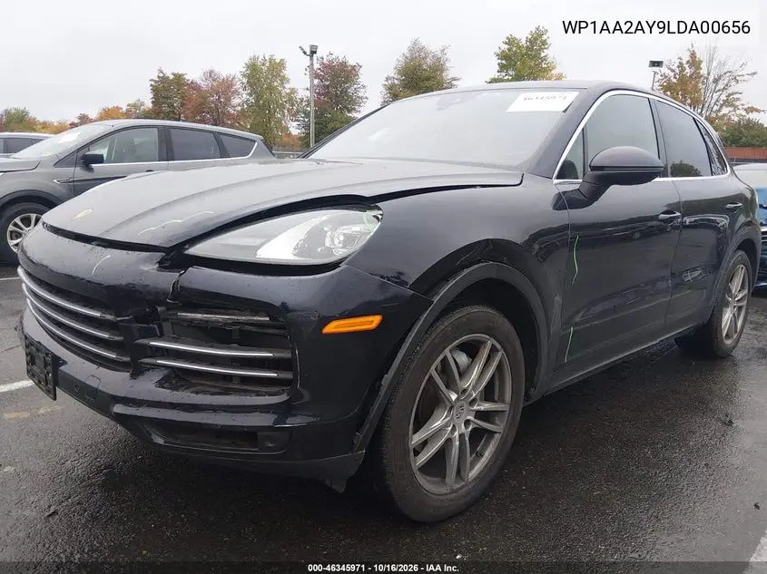 2020 PORSCHE CAYENNE VIN WP1AA2AY9LDA00656 — фото 2