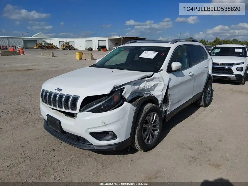 2020 JEEP CHEROKEE VIN 1C4PJLLB9LD538820 — фото 2