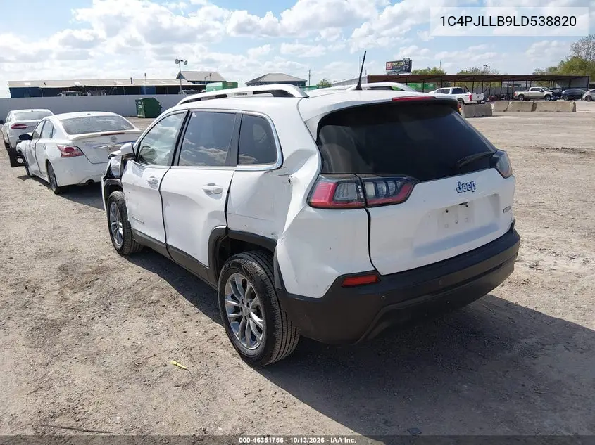 2020 JEEP CHEROKEE VIN 1C4PJLLB9LD538820 — фото 3