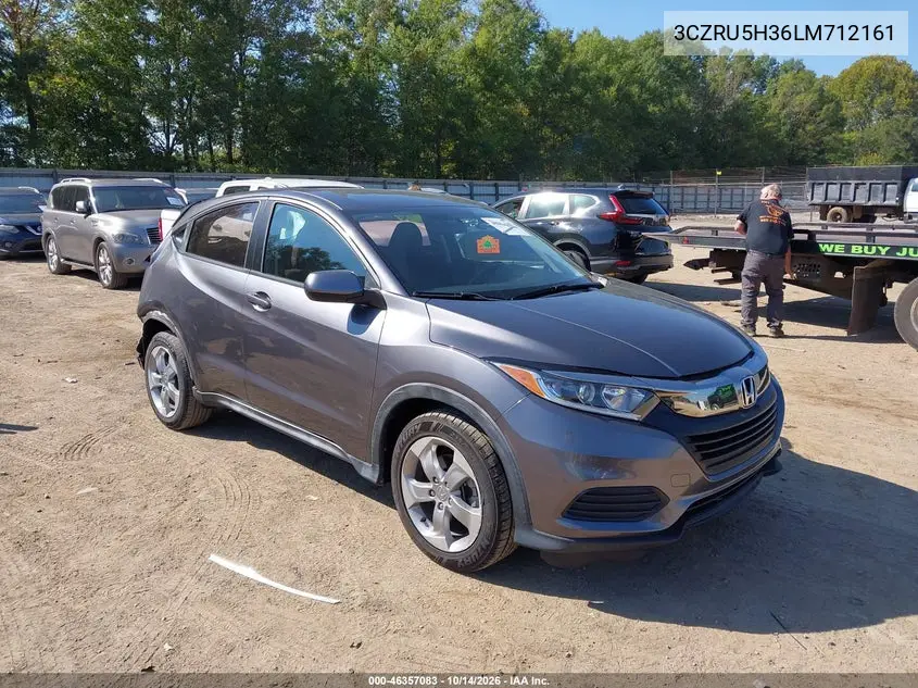 HONDA HR-V 2020, VIN 3CZRU5H36LM712161