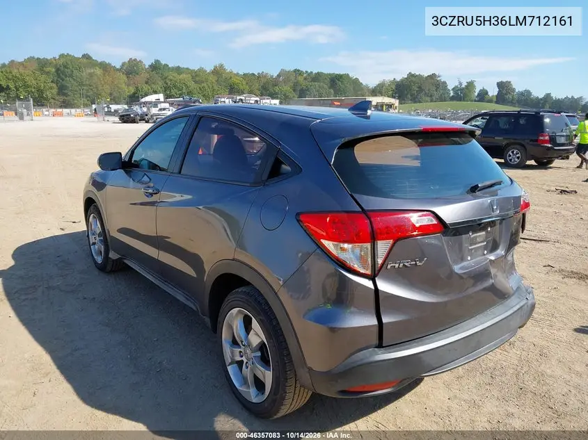 2020 HONDA HR-V VIN 3CZRU5H36LM712161 — фото 3