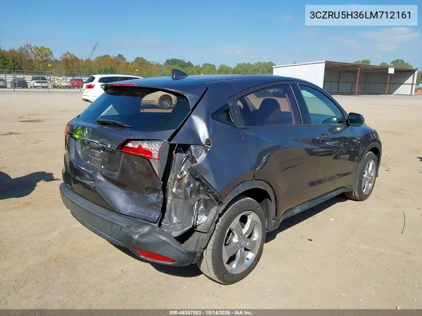 2020 HONDA HR-V VIN 3CZRU5H36LM712161 — фото 4