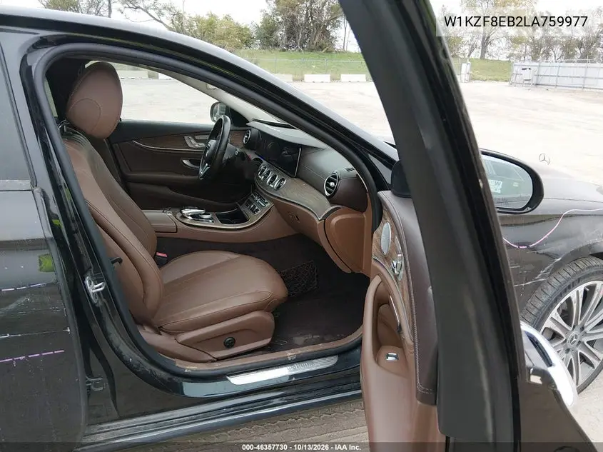 2020 MERCEDES E-KLASSE VIN W1KZF8EB2LA759977 — фото 5