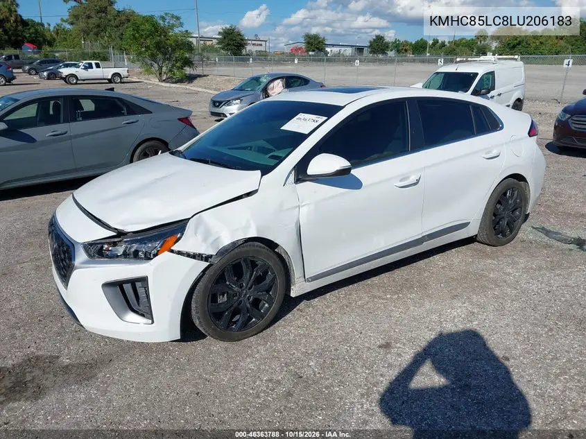 2020 HYUNDAI IONIQ VIN KMHC85LC8LU206183 — фото 2