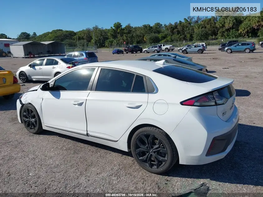 2020 HYUNDAI IONIQ VIN KMHC85LC8LU206183 — фото 3