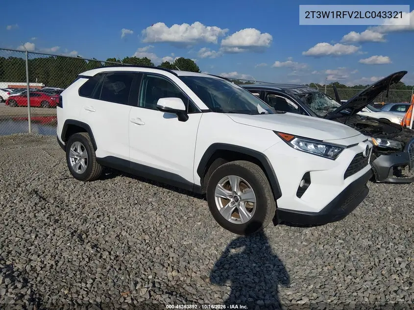 TOYOTA RAV 4 2020, VIN 2T3W1RFV2LC043321