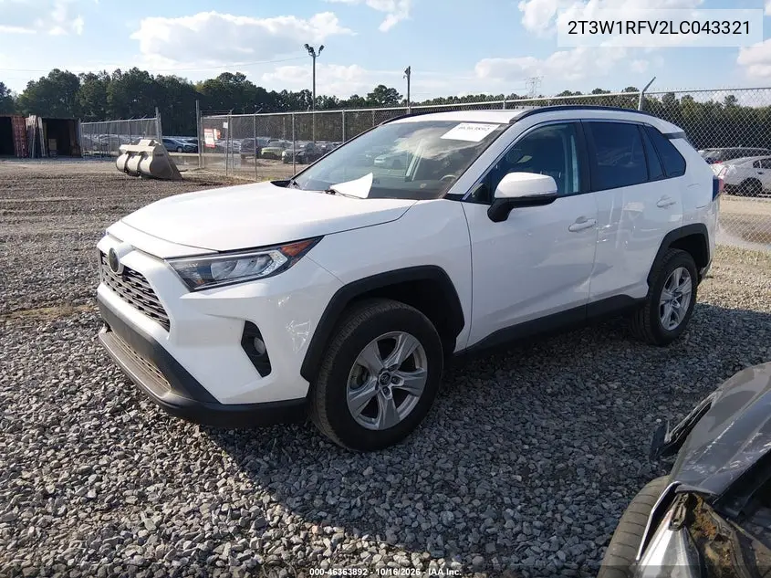 2020 TOYOTA RAV 4 VIN 2T3W1RFV2LC043321 — фото 2