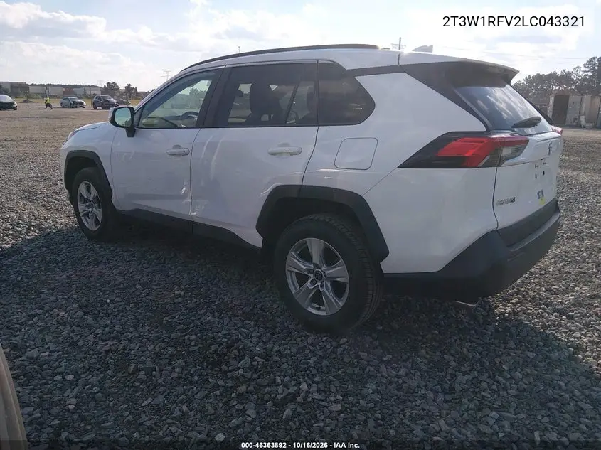 2020 TOYOTA RAV 4 VIN 2T3W1RFV2LC043321 — фото 3