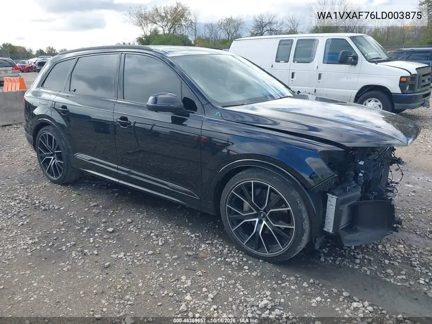 AUDI Q7 2020, VIN WA1VXAF76LD003875