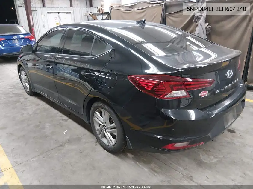 2020 HYUNDAI ELANTRA VIN 5NPD84LF2LH604240 — фото 3