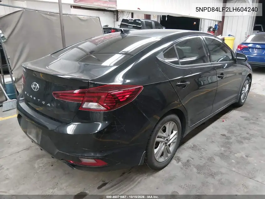 2020 HYUNDAI ELANTRA VIN 5NPD84LF2LH604240 — фото 4