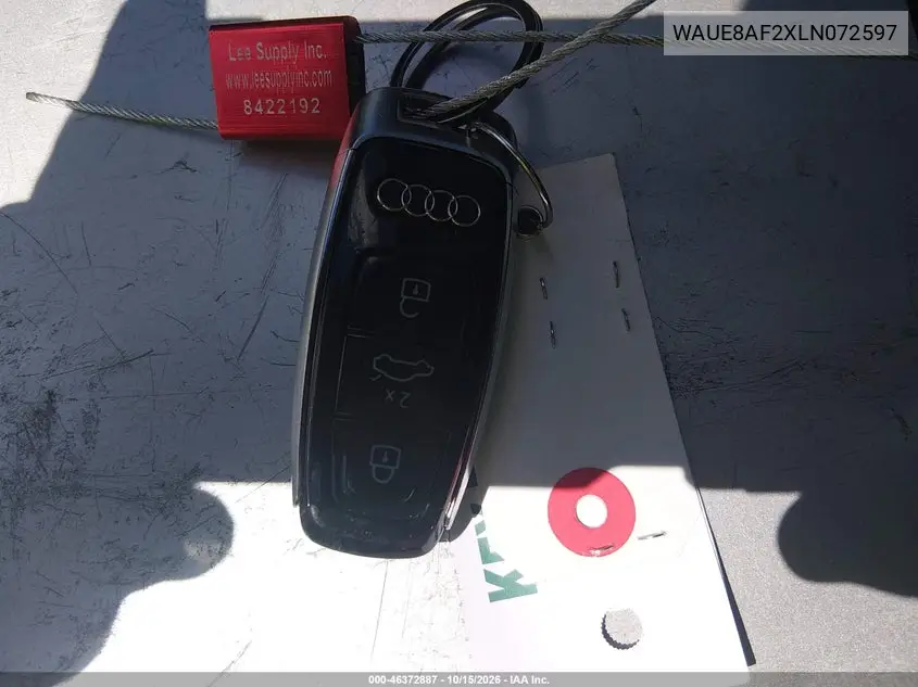 2020 AUDI A6 VIN WAUE8AF2XLN072597 — фото 11