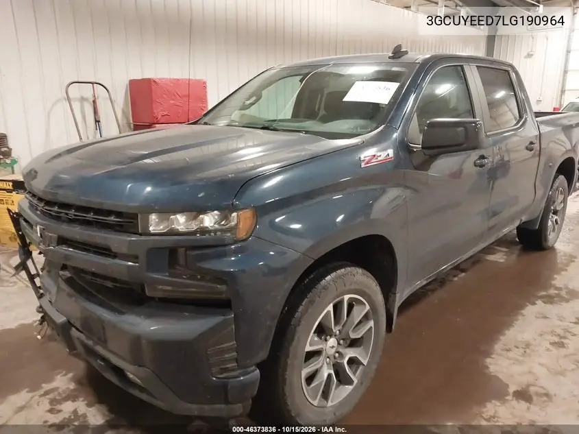 2020 CHEVROLET SILVERADO VIN 3GCUYEED7LG190964 — фото 2