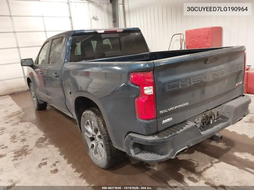 2020 CHEVROLET SILVERADO VIN 3GCUYEED7LG190964 — фото 3