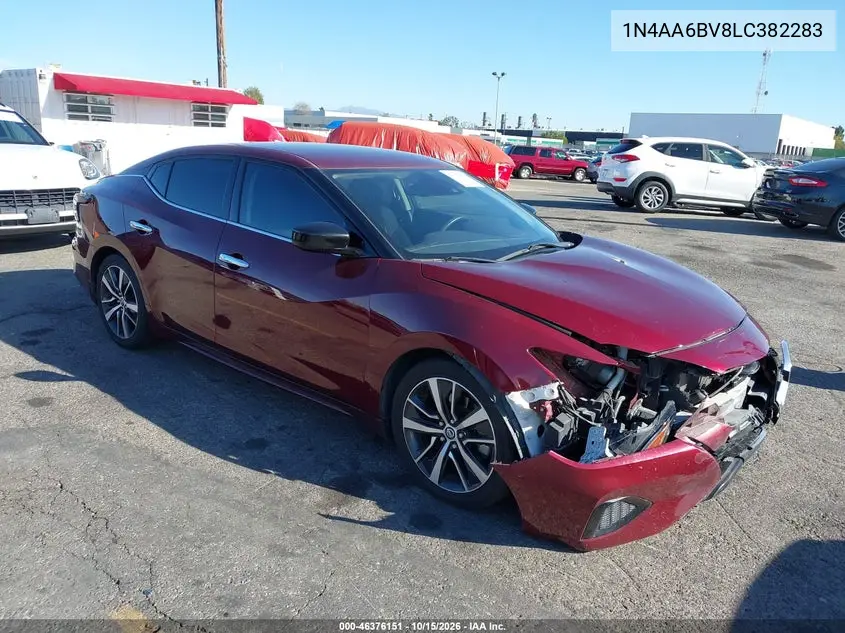 NISSAN MAXIMA 2020, VIN 1N4AA6BV8LC382283