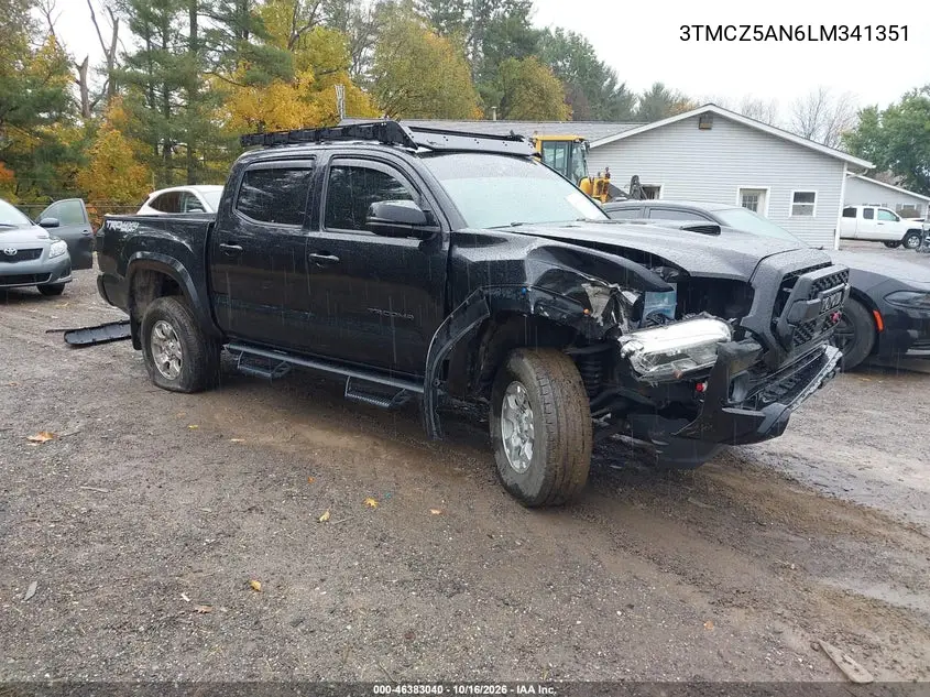 TOYOTA TACOMA 2020, VIN 3TMCZ5AN6LM341351