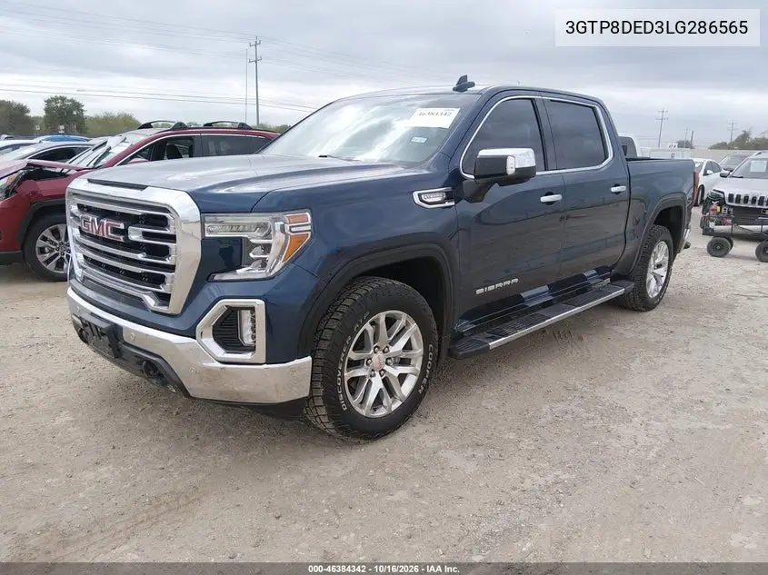2020 GMC SIERRA VIN 3GTP8DED3LG286565 — фото 2