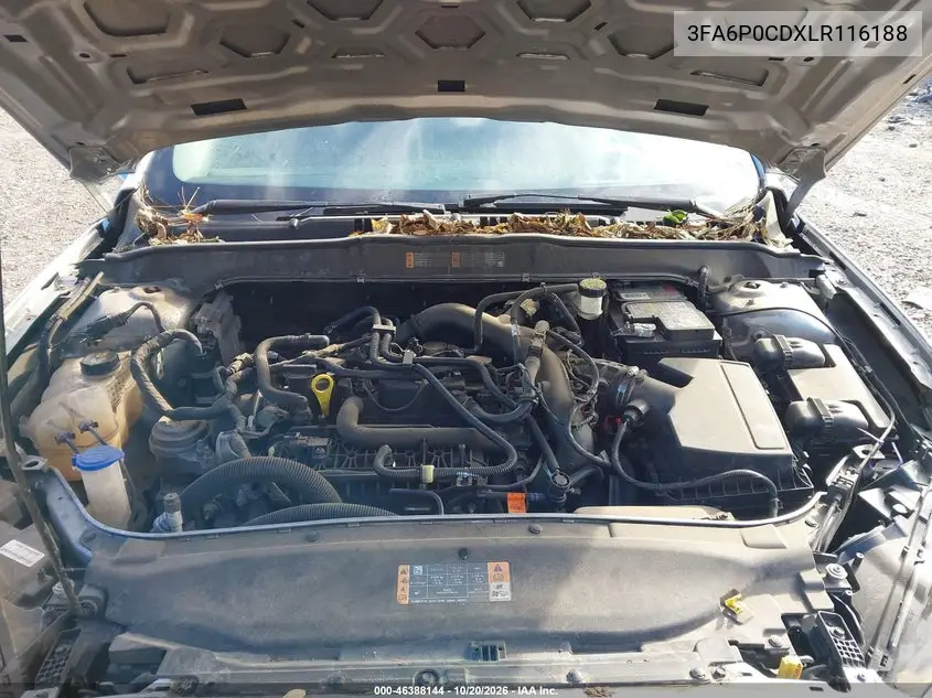 2020 FORD FUSION VIN 3FA6P0CDXLR116188 — фото 10
