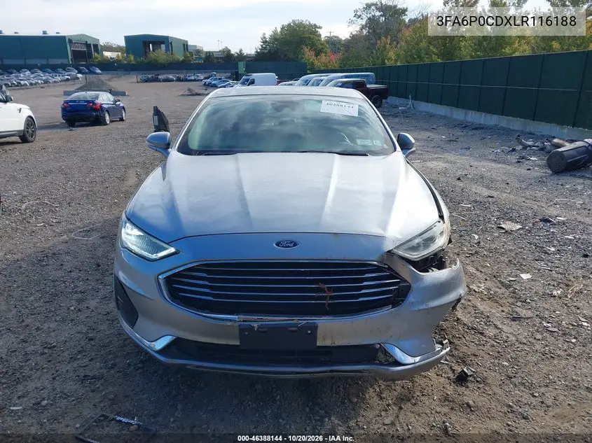 2020 FORD FUSION VIN 3FA6P0CDXLR116188 — фото 12