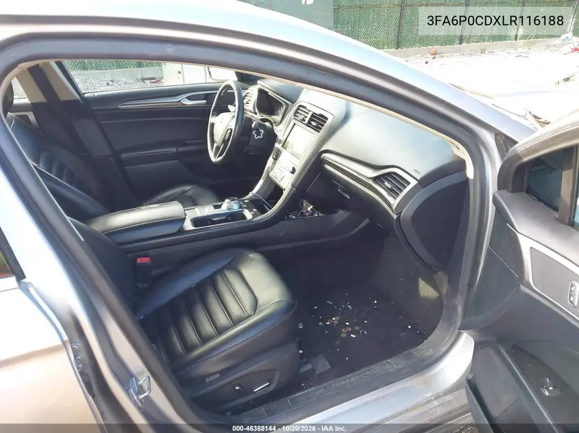 2020 FORD FUSION VIN 3FA6P0CDXLR116188 — фото 5
