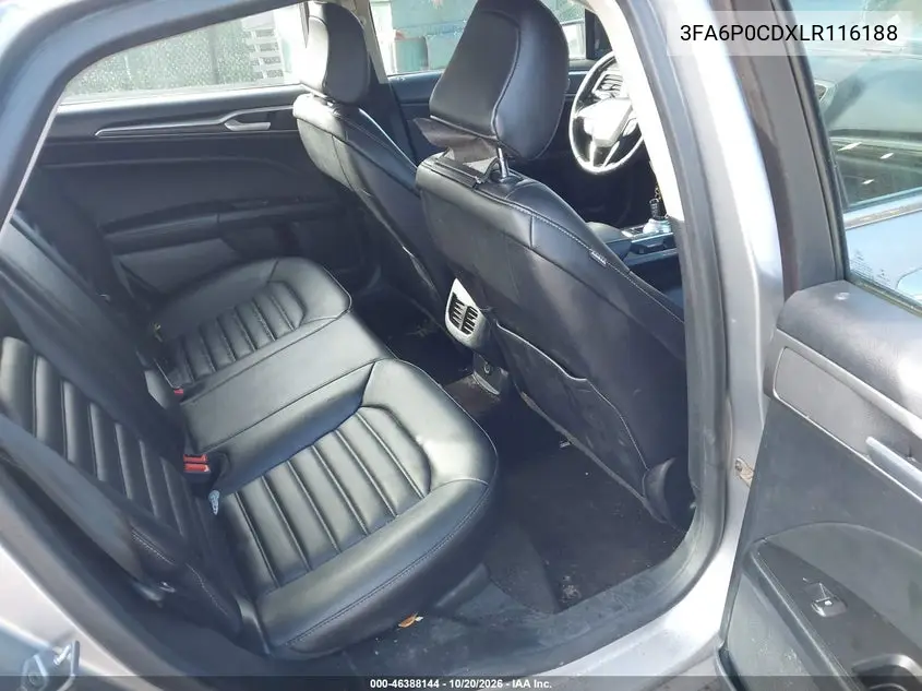 2020 FORD FUSION VIN 3FA6P0CDXLR116188 — фото 8