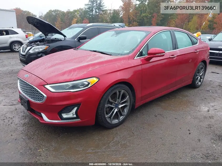2020 FORD FUSION VIN 3FA6P0RU3LR139660 — фото 2