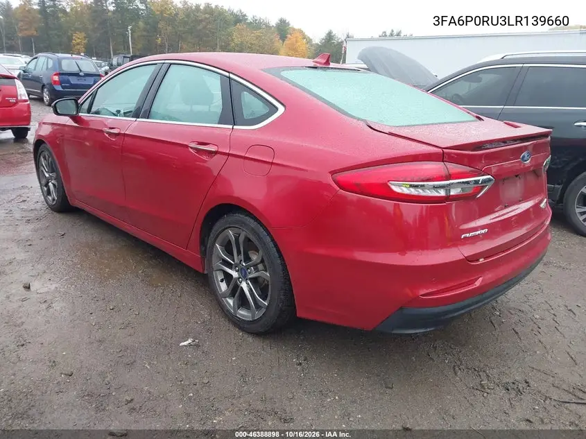2020 FORD FUSION VIN 3FA6P0RU3LR139660 — фото 3