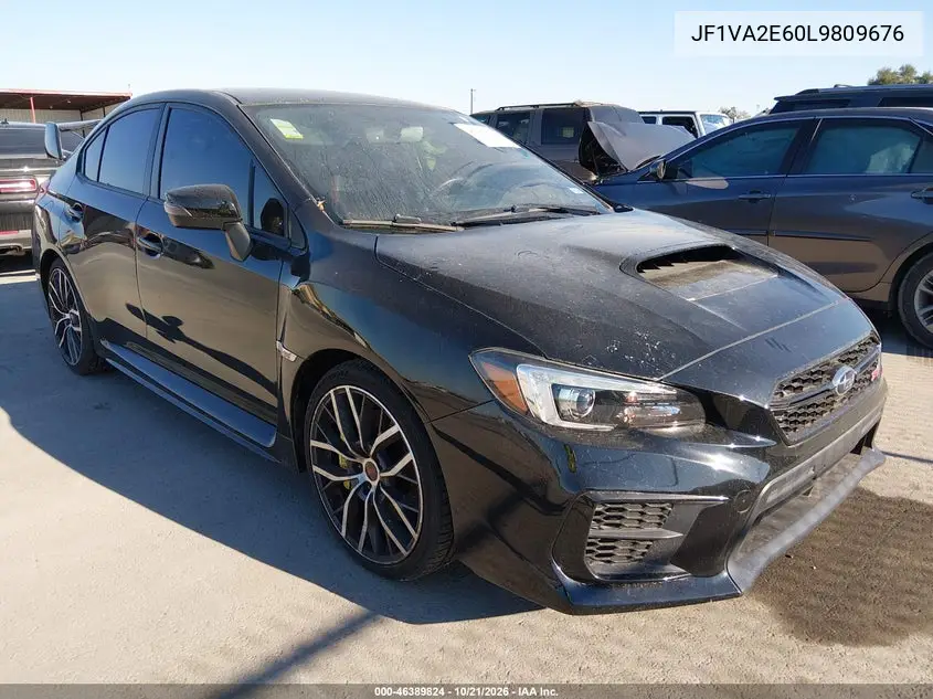 SUBARU WRX 2020, VIN JF1VA2E60L9809676