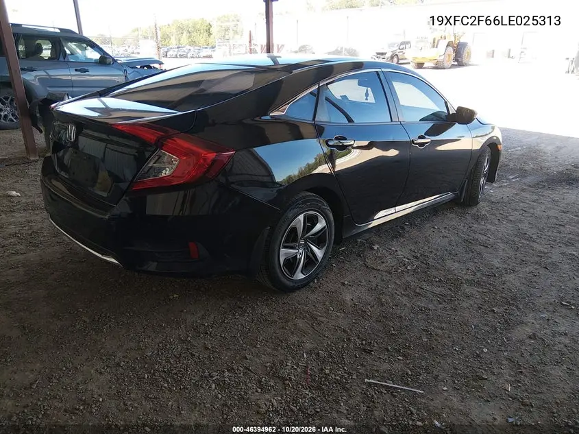 2020 HONDA CIVIC VIN 19XFC2F66LE025313 — фото 4