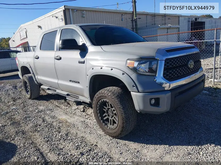TOYOTA TUNDRA 2020, VIN 5TFDY5F10LX944979