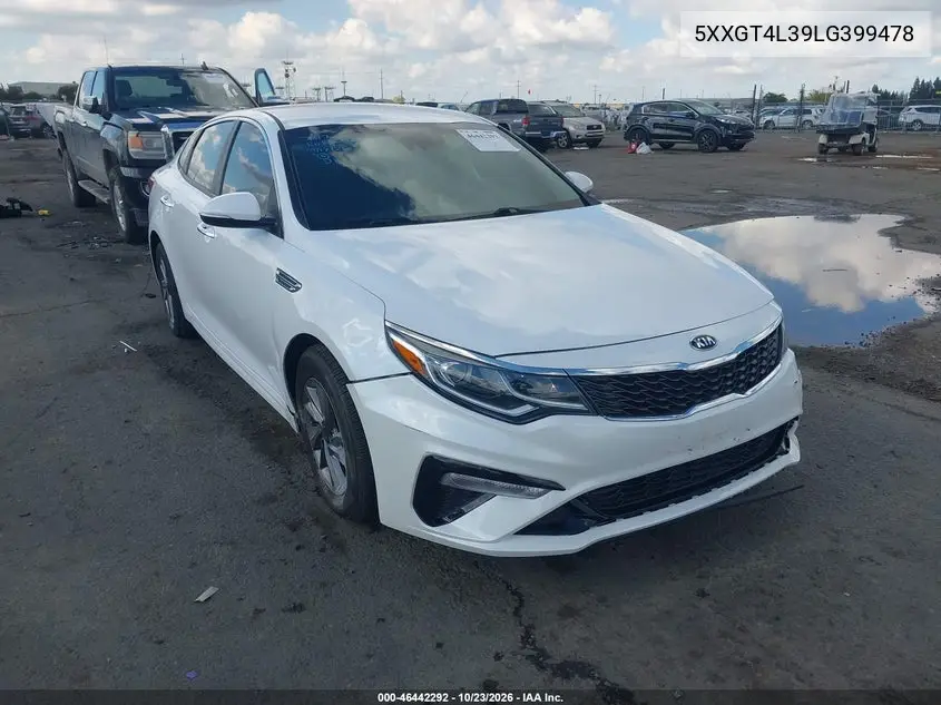 KIA OPTIMA 2020, VIN 5XXGT4L39LG399478