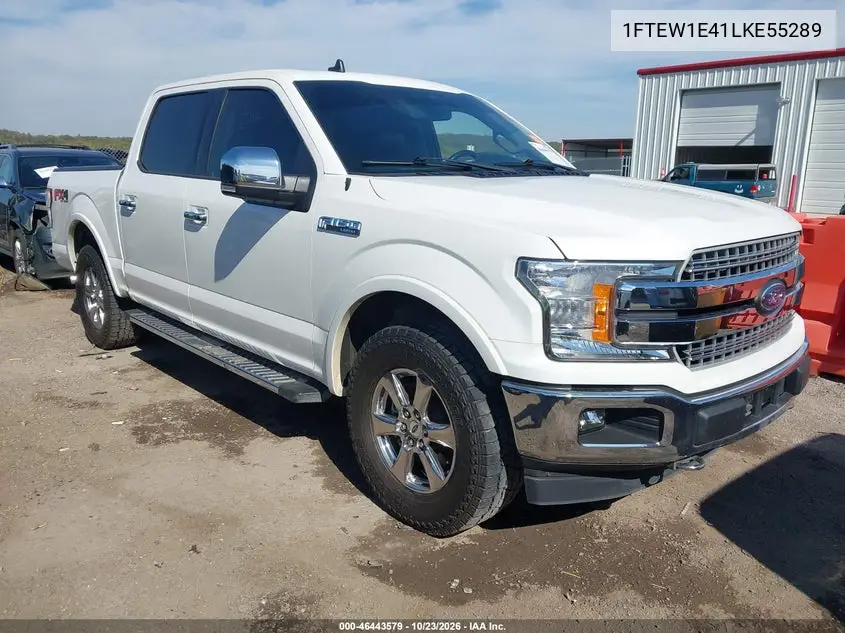 FORD F-150 2020, VIN 1FTEW1E41LKE55289