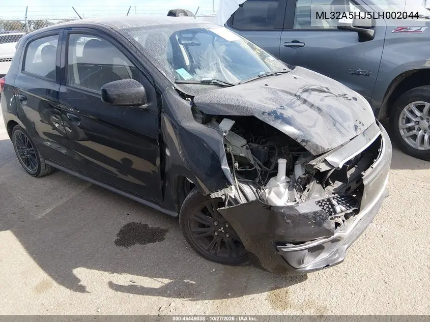 MITSUBISHI MIRAGE 2020, VIN ML32A5HJ5LH002044