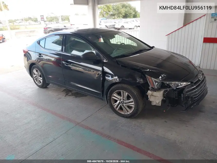 HYUNDAI ELANTRA 2020, VIN KMHD84LF0LU956119