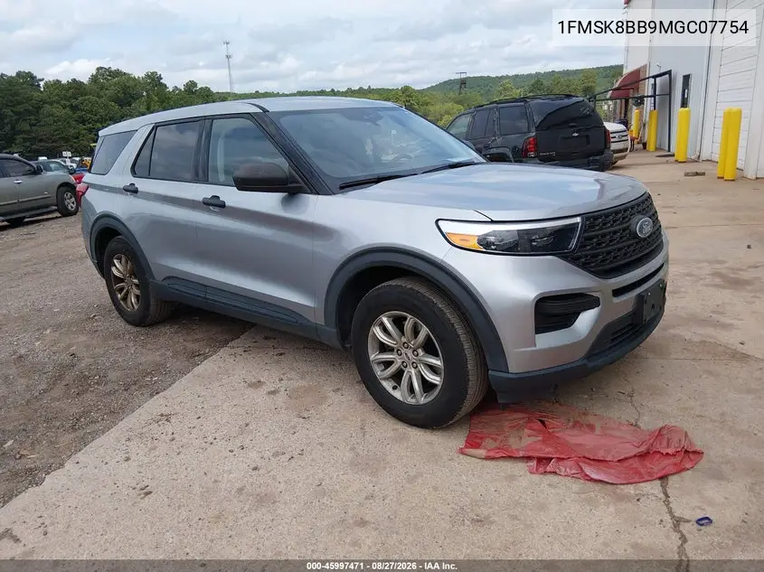 FORD EXPLORER 2021, VIN 1FMSK8BB9MGC07754