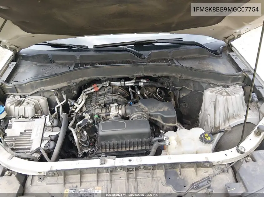 2021 FORD EXPLORER VIN 1FMSK8BB9MGC07754 — фото 10