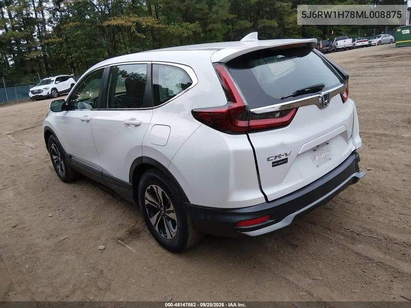 2021 HONDA CR-V VIN 5J6RW1H78ML008875 — фото 3