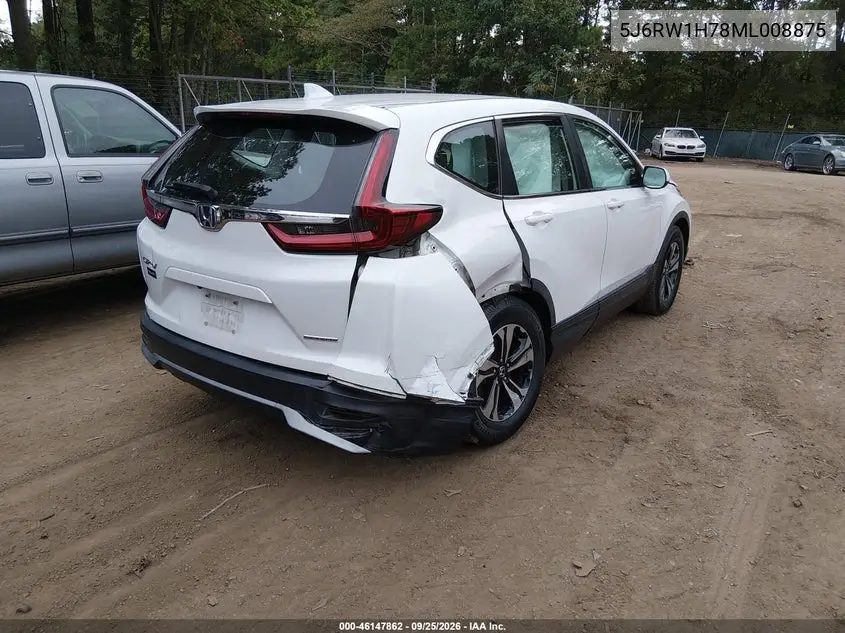 2021 HONDA CR-V VIN 5J6RW1H78ML008875 — фото 4