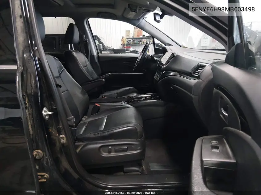 2021 HONDA PILOT VIN 5FNYF6H98MB003498 — фото 5