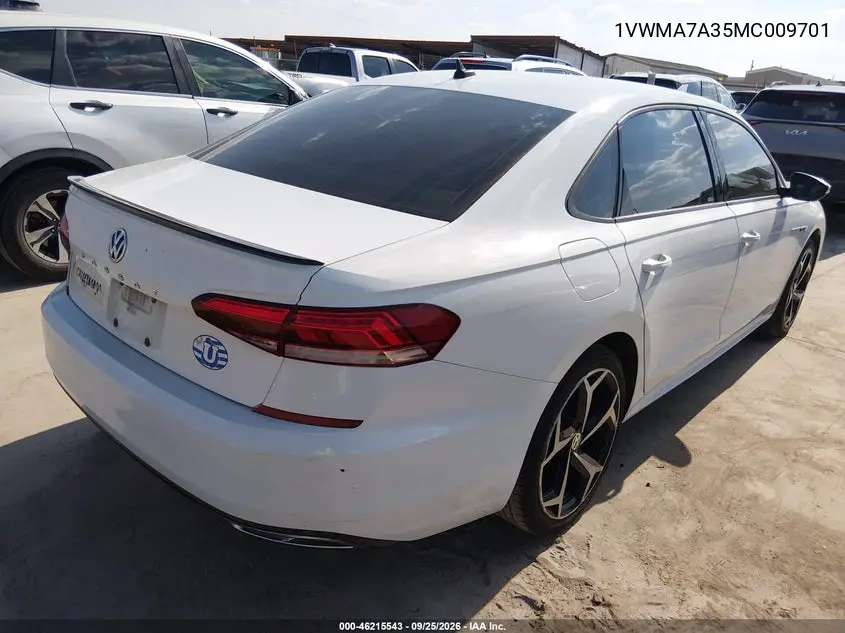 2021 VOLKSWAGEN PASSAT VIN 1VWMA7A35MC009701 — фото 4